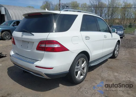 2015 Mercedes-Benz Ml 350 4Matic from USA, damaged, VIN 4JGDA5HB8FA615895